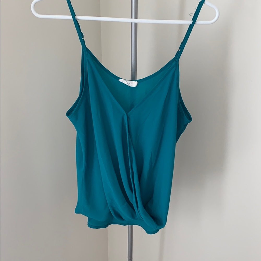 Green blouse